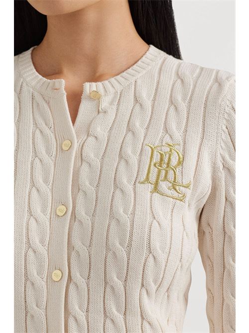 Cardigan with logo LAUREN RALPH LAUREN | 200932225001CR